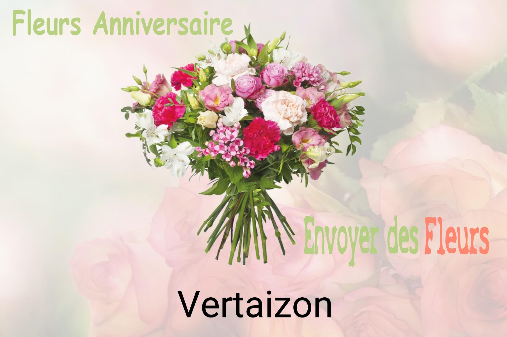 Bouquet de fleurs d’anniversaire livré à Vertaizon